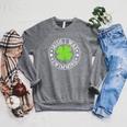 Irish I Was Swimming Shamrock St Patrick's Day Swimmer Raglan Sleeve Sweatshirt Deep Heather Irish I Was Swimming Shamrock St Patrick's Day Swimmer Raglan Sleeve Sweatshirt Deep Heather