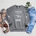 Kayak I Canoe Canoe Sleeveless Raglan Sleeve Sweatshirt Deep Heather