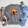 Kayaking Gets Me Wet Kayak Paddling Canoe Adult Joke Sleeveless Raglan Sleeve Sweatshirt Deep Heather