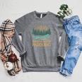 Kayaking Outdoor Water Sports Canoeing Paddle Kayak Raglan Sleeve Sweatshirt Deep Heather