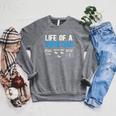 Life Of A Swim Dad Of A Swimmer Dad Swimming Father Raglan Sleeve Sweatshirt Deep Heather Life Of A Swim Dad Of A Swimmer Dad Swimming Father Raglan Sleeve Sweatshirt Deep Heather
