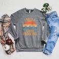 I Need A Good Paddling Retro Sunset Canoe Raglan Baseball Tee Raglan Sleeve Sweatshirt Deep Heather