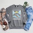 Paddle Retro Style Canoe & Outdoors Simple Canoeing Graphic Raglan Sleeve Sweatshirt Deep Heather Paddle Retro Style Canoe & Outdoors Simple Canoeing Graphic Raglan Sleeve Sweatshirt Deep Heather