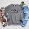 Peace Love Swim Tie Dye Swimmer Swimming Summer Trip Raglan Sleeve Sweatshirt Deep Heather Peace Love Swim Tie Dye Swimmer Swimming Summer Trip Raglan Sleeve Sweatshirt Deep Heather