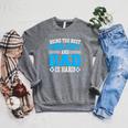 Pool Guy And Pool Dad Men Swimming Pool Owner Raglan Sleeve Sweatshirt Deep Heather