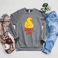 Pool Swimming Day Raglan Sleeve Sweatshirt Deep Heather Pool Swimming Day Raglan Sleeve Sweatshirt Deep Heather