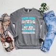 Swim Mom Swimming Mom Of A Swimmer Mama Raglan Sleeve Sweatshirt Deep Heather