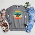 Swimming Coach Raglan Sleeve Sweatshirt Deep Heather Swimming Coach Raglan Sleeve Sweatshirt Deep Heather