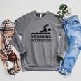 Swimming Instructor Lesson Swim Coach Raglan Sleeve Sweatshirt Deep Heather Swimming Instructor Lesson Swim Coach Raglan Sleeve Sweatshirt Deep Heather