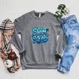 Swimming Matching Tee Raglan Sleeve Sweatshirt Deep Heather Swimming Matching Tee Raglan Sleeve Sweatshirt Deep Heather