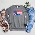 USA Flag Swimmer Swimming Sport Athlete Swim Swimming Raglan Sleeve Sweatshirt Deep Heather USA Flag Swimmer Swimming Sport Athlete Swim Swimming Raglan Sleeve Sweatshirt Deep Heather