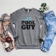 Vintage The Pool Guy Swimming For Him T-Shirt Raglan Sleeve Sweatshirt Deep Heather Vintage The Pool Guy Swimming For Him T-Shirt Raglan Sleeve Sweatshirt Deep Heather