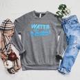 Water You Doing Sea Swimming Swimming Pool Raglan Sleeve Sweatshirt Deep Heather Water You Doing Sea Swimming Swimming Pool Raglan Sleeve Sweatshirt Deep Heather