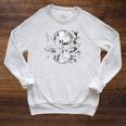 Canoe Canadian Canoeists Nature Canoe Raglan Sleeve Sweatshirt Heather Mustard