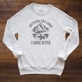Canoe Canoeing Raglan Sleeve Sweatshirt Heather Mustard