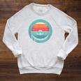 Canoe Sunset Raglan Sleeve Sweatshirt Heather Mustard