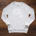Dolphin Dolfin Varsity Swim Swim Team Swim Club Swimming Raglan Sleeve Sweatshirt Heather Mustard Dolphin Dolfin Varsity Swim Swim Team Swim Club Swimming Raglan Sleeve Sweatshirt Heather Mustard
