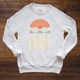 Eat Sleep Swim Repeat Swimmer Swimming Raglan Sleeve Sweatshirt Heather Mustard