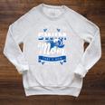 I'm Not Yelling I'm A Swim Mom That's How We Talk Swimming Raglan Sleeve Sweatshirt Heather Mustard