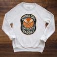 Kayak Canoe Paddle Either Oar Raglan Sleeve Sweatshirt Heather Mustard