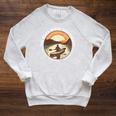 Kayak Kayaker Canoes-Boating Water-Paddle Canadier-Canoe Raglan Baseball Tee Raglan Sleeve Sweatshirt Heather Mustard