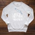 Life Is The Better In The Water Swimming Swimmers Raglan Sleeve Sweatshirt Heather Mustard Life Is The Better In The Water Swimming Swimmers Raglan Sleeve Sweatshirt Heather Mustard