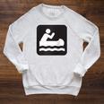 Outdoors Water Sports Canoe Canoeist Raglan Baseball Tee Raglan Sleeve Sweatshirt Heather Mustard
