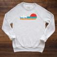 Paddling Canoe Retro Vintage For Canoeists And Paddle Raglan Sleeve Sweatshirt Heather Mustard