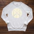 Retro Vintage Canoe Paddles Crossing Canoe & Kayaking Raglan Sleeve Sweatshirt Heather Mustard