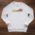 Retro Vintage For Canoeists And Paddle Raglan Sleeve Sweatshirt Heather Mustard
