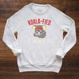 Swim Coach Saying Cute Swimming Coach Appreciation Raglan Sleeve Sweatshirt Heather Mustard