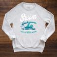 Swim Coach Swimming Lesson Sport Professional Instructor Raglan Sleeve Sweatshirt Heather Mustard