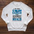 Swim Coach Swimming Coach Raglan Sleeve Sweatshirt Heather Mustard Swim Coach Swimming Coach Raglan Sleeve Sweatshirt Heather Mustard