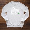 Swim Slogan Funny Swimming Mode On Swim Raglan Sleeve Sweatshirt Heather Mustard