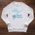 Swimming Eat Pasta Swim Fasta Swimmer Raglan Sleeve Sweatshirt Heather Mustard Swimming Eat Pasta Swim Fasta Swimmer Raglan Sleeve Sweatshirt Heather Mustard