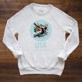 SWIMMING SPORT COMPETITIVE SWIM Raglan Sleeve Sweatshirt Heather Mustard SWIMMING SPORT COMPETITIVE SWIM Raglan Sleeve Sweatshirt Heather Mustard