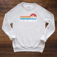 Swimming Swimmer Eat My Bubbles Swim Retro Raglan Sleeve Sweatshirt Heather Mustard
