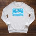 Swimming Swimmer Swim Raglan Sleeve Sweatshirt Heather Mustard