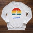 Synchronized Swimming Oxygen Is Overrated Raglan Sleeve Sweatshirt Heather Mustard