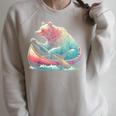 Canoe Bear Canoeing Raglan Baseball Tee Raglan Sleeve Sweatshirt Heather Forest