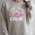 Canoe Boat Paddling Sport Kayaker Live Love Kayak Kayaking Raglan Sleeve Sweatshirt Heather Forest Canoe Boat Paddling Sport Kayaker Live Love Kayak Kayaking Raglan Sleeve Sweatshirt Heather Forest