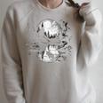 Canoe Canadian Canoeists Nature Canoe Raglan Sleeve Sweatshirt Heather Forest
