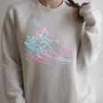 Canoe Canoeing Kayak Paddling Canoeist Raglan Baseball Tee Raglan Sleeve Sweatshirt Heather Forest