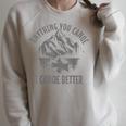 Canoe Canoeing Raglan Sleeve Sweatshirt Heather Forest