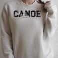 Canoe Canoeing Vintage Canoe Raglan Baseball Tee Raglan Sleeve Sweatshirt Heather Forest