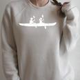 Canoe Couple Canoe Team Canoe Lover Canoeing Tour Summer Men Women Kids Raglan Sleeve Sweatshirt Heather Forest
