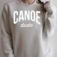 Canoeing Tee For Men Canoe Dude Raglan Sleeve Sweatshirt Heather Forest