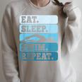 Eat Sleep Swim Vintage Swimming Lover Swimmer Men Women Raglan Sleeve Sweatshirt Heather Forest Eat Sleep Swim Vintage Swimming Lover Swimmer Men Women Raglan Sleeve Sweatshirt Heather Forest