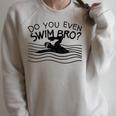 Do You Even Swim Bro Swimming Training Swimmer Raglan Sleeve Sweatshirt Heather Forest Do You Even Swim Bro Swimming Training Swimmer Raglan Sleeve Sweatshirt Heather Forest
