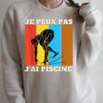 Je Peux Pas J'Ai Piscine Swimming Humour Retro Swimming Pool Raglan Sleeve Sweatshirt Heather Forest Je Peux Pas J'Ai Piscine Swimming Humour Retro Swimming Pool Raglan Sleeve Sweatshirt Heather Forest